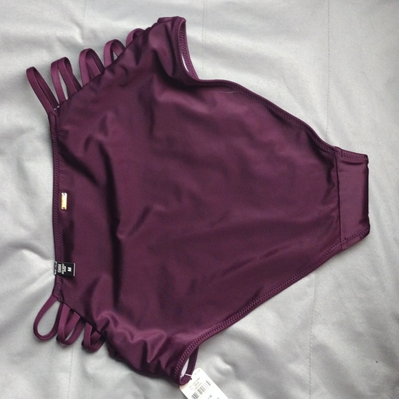 PINK VICTORIA'S SECRET Burgundy swimsuit bottom - Picture 4 of 9